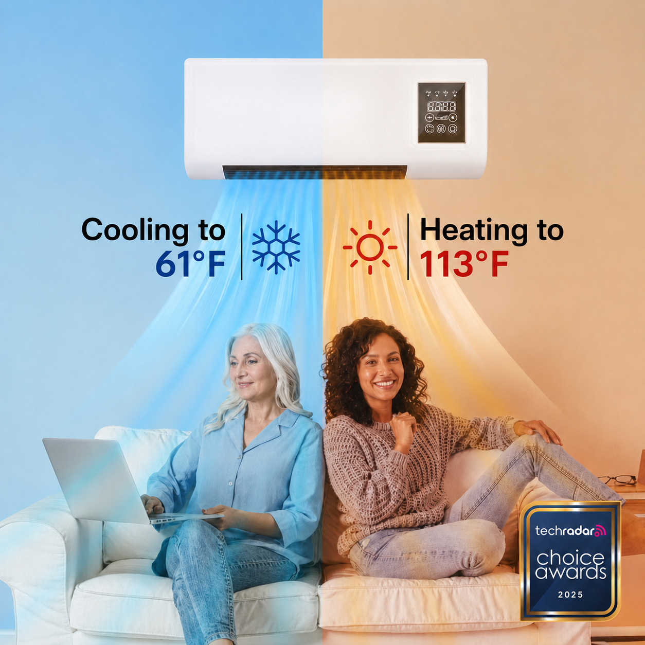 Coolizi Coolzy tragbare Klimaanlage und Heizung – kühlen und wärmen das ganze Jahr